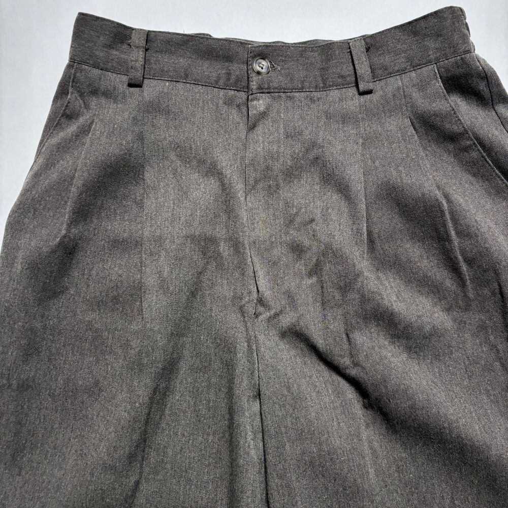 VINTAGE Stephanie Andrews Grey Women's 8P Tapered Trousers 90s